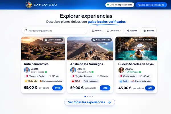 Explorar experiencias en Exploideo